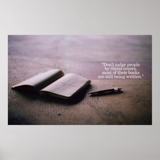 Póster Citações inspiradoras e motivacionais (Frente)