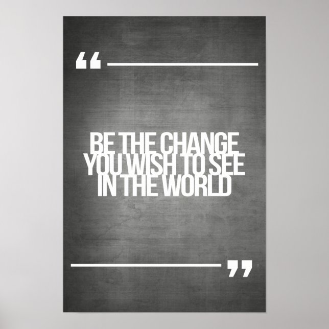 Poster Citações inspiradoras e motivacionais (Frente)
