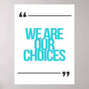 Poster Citações inspiradoras e motivacionais