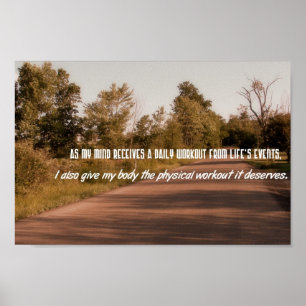 Poster Citações inspiradores do exercício--Exercício