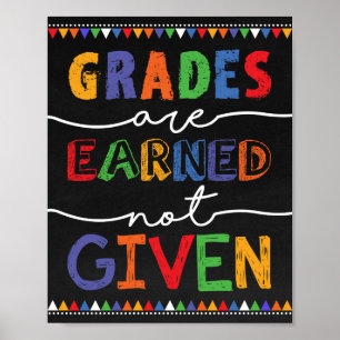 Poster Citações inspiradores do presente da apreciaçã