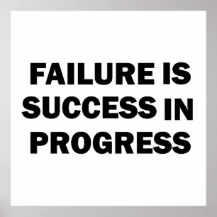 Poster Citações motivacionais de ginásio para o sucesso