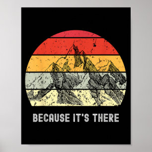 Poster Citações Motivacionais de Montanhismo e Caminhada