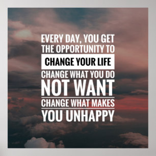 Poster citações motivacionais e citações de conquista