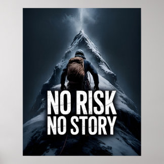 Poster Citações Motivacionais Inspiradoras Sem Risco Sem 