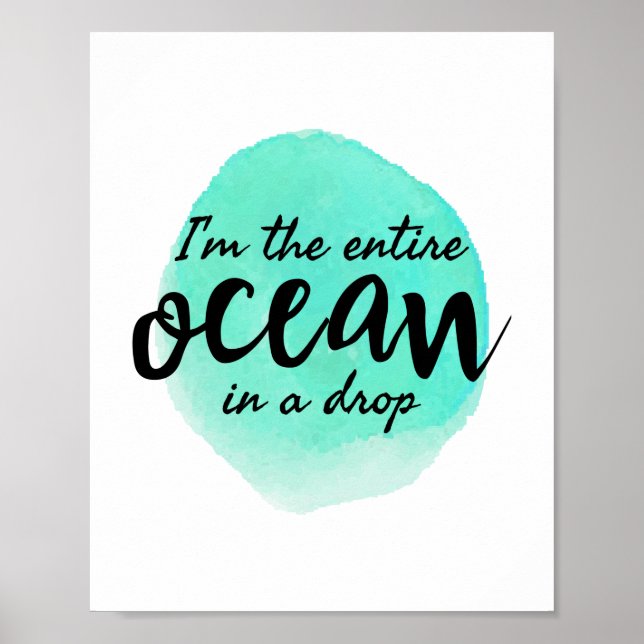 Poster citações motivacionais matinais e inspiradoras (Frente)