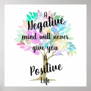Poster Citações positivas da vida