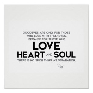 Póster CITAÇÕES: Rumi: Goodbyes, separação