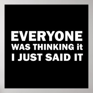 Poster citações sarcásticas engraçadas