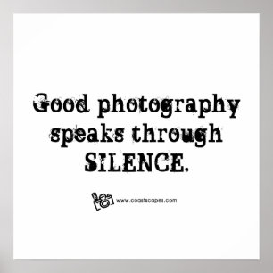 Póster Citações silenciosas da fotografia