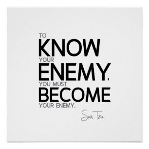 Póster CITAÇÕES: Sun Tzu: Conheça seu inimigo