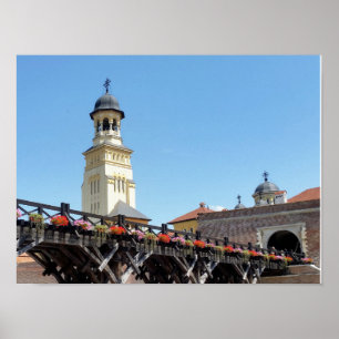 Poster Citadel, complexo Fortaleza Alba Iulia, Transilvâ