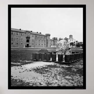 Poster Citadel em Charleston, SC 1865