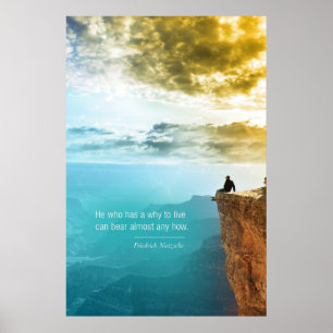 Poster Citar Friedrich Nietzsche Aventura da Natureza