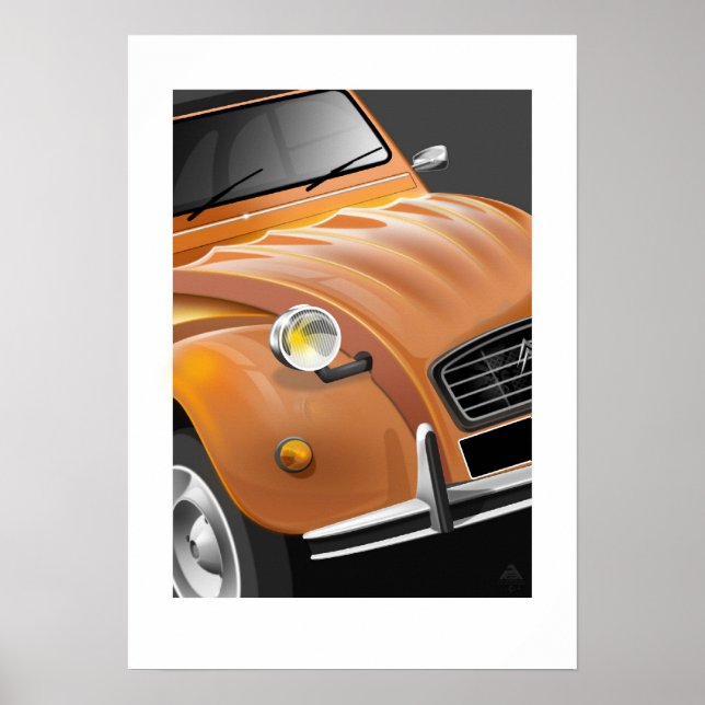 Poster Citroen 2CV (Frente)