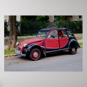 Póster Citroen bonito 2CV Charleston