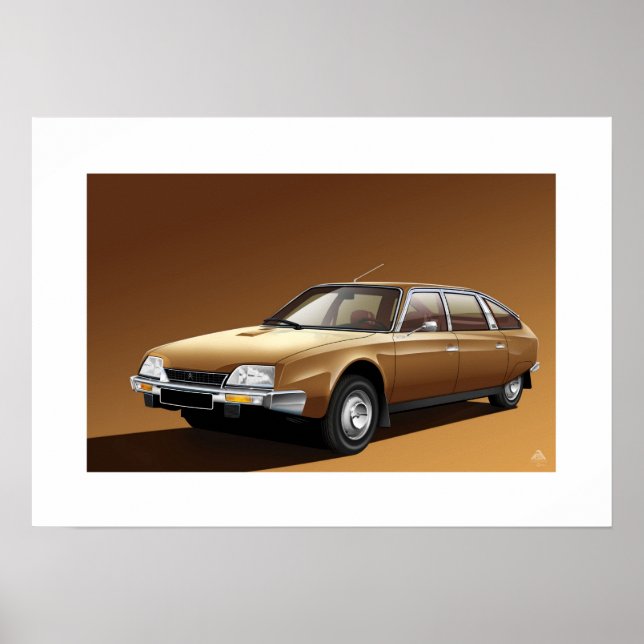 Poster Citroen CX 2000 (Frente)