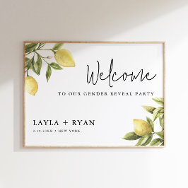 Poster CITRON Lemon Gênero Revelação Bem-vindo 18x24