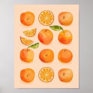 Poster Citrus Orange Art
