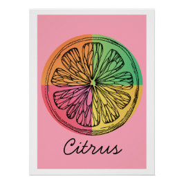 Póster Citrus Poster