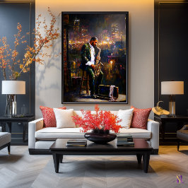 Poster City Blues - Reflexões de Jazz em Contemporâneo