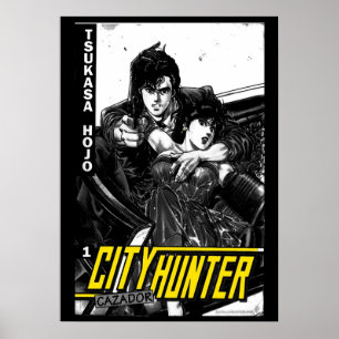 Poster City Hunter Vintage 80s