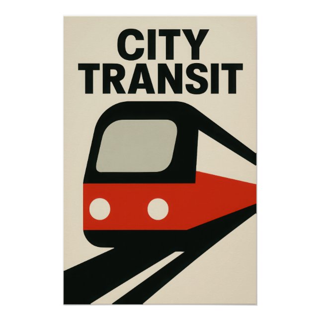 Póster City Transit - Metro - Poster (Frente)