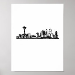 Poster Cityscapes: Seattle