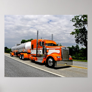 Poster ciumento alaranjado de Ya Kenworth