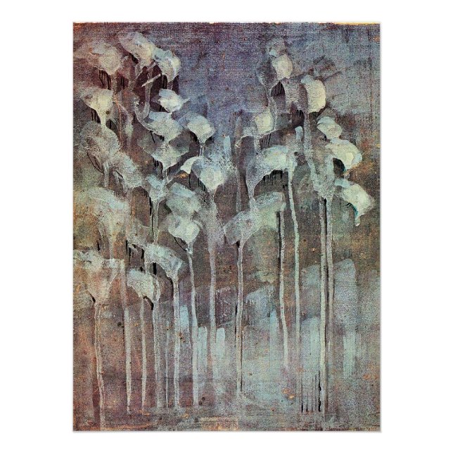Póster Ciurlionis - inverno (VI), (Frente)