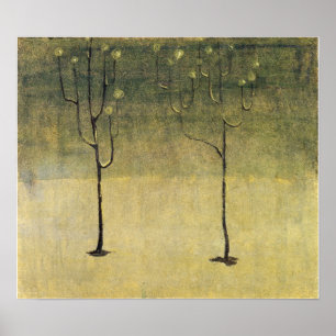 Poster Ciurlionis - Motif de inverno de 1907