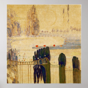 Poster Ciurlionis - Scherzo Sonata I Druskininkai 1907