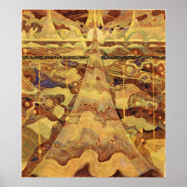 Poster Ciurlionis - Sonata Nº 6 As Estrelas Allegro (Frente)