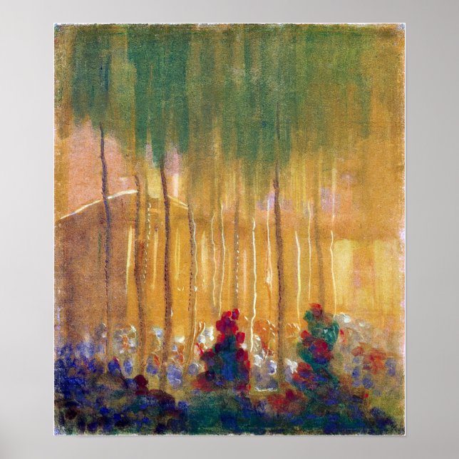 Poster Ciurlionis - Verão de 1907 (Frente)