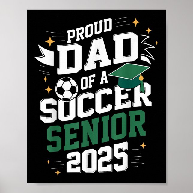 Poster Cl De 2025 Graduador De Mais velho De Pai De Futeb (Frente)