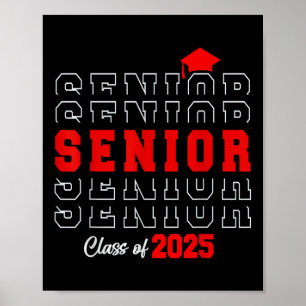 Poster Cl Of 2025 Parabéns Formando Parabéns 2025 Seni