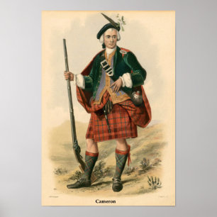 Póster Clã Cameron