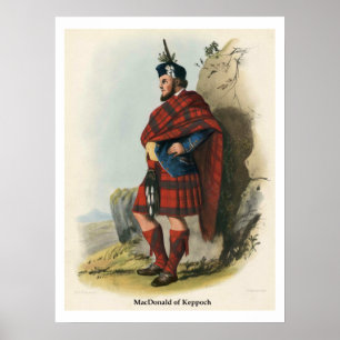Poster Clã MacDonald de Keppoch