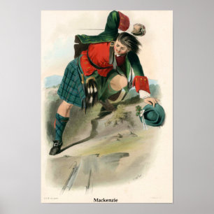 Póster Clã Mackenzie