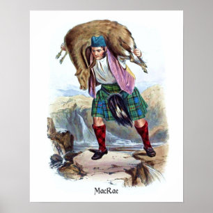 Poster Clã MacRae por R.R. McIan