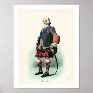 Póster Clã Stewart