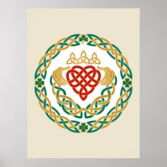 Poster Claddagh Roundel (Frente)