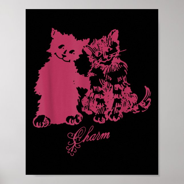 Poster Clairo Diz Um Desenho De Melhores Amigos De Gato E (Frente)