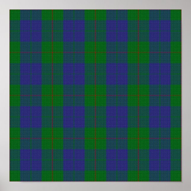 Poster Clan Barclay Tartan - Download digital (Frente)
