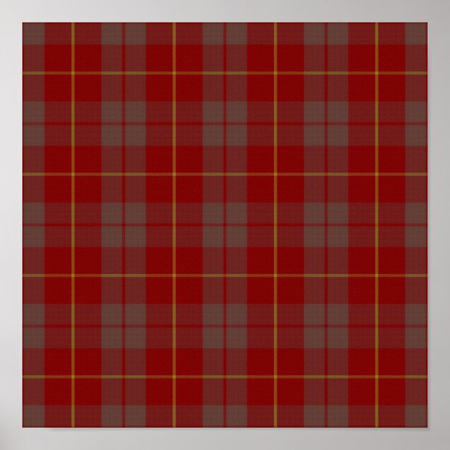 Poster Clan Bryce Tartan - Download digital (Frente)