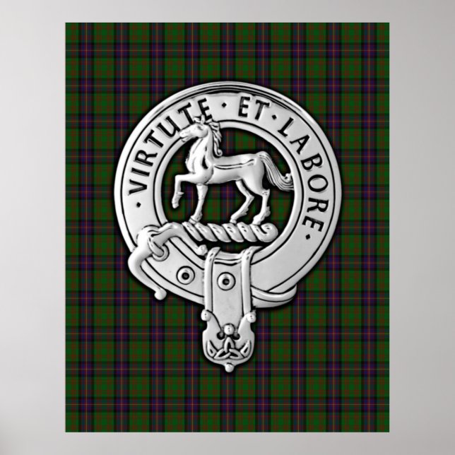 Poster Clan Cochrane Crest & Tartan (Frente)
