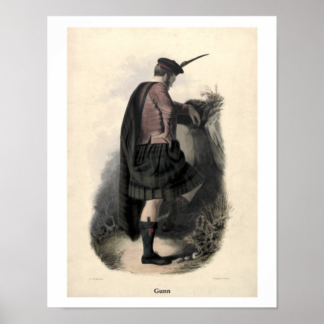 Póster Clan Gunn (Frente)