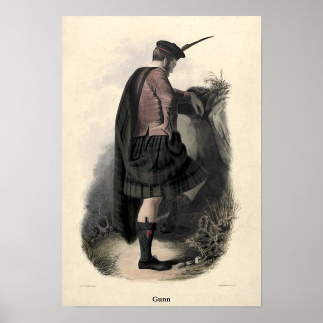 Poster Clan Gunn (Frente)