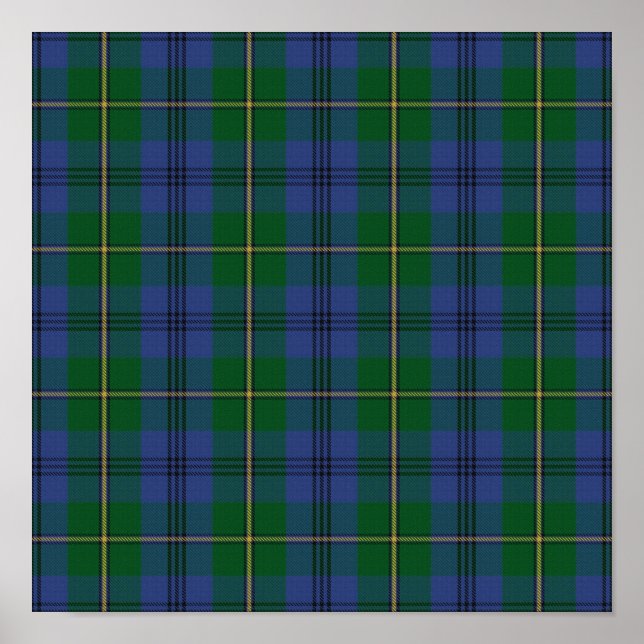 Poster Clan Johnstone Tartan - Download digital (Frente)