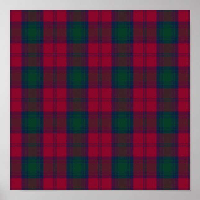 Poster Clan Lindsay Tartan - Download Digital (Frente)